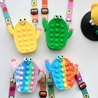 Bolsa nova Fidgety Brinquedo para Stress Relief e Anti-Stress Crianças Sensory Soft Squeeze Presente