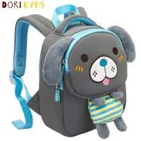DORIKYDS Cartoon Children Plush Backpack Plush Dog Toy Compartment Storage Child Backpack Bag Fashion Cute Kids Gift 220224