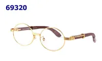 2020 Fashion Rimless Round Solglasögon Män Trä och Natur Buffalo Horn Mens Driving Shade Eyewear Fashion Mens Sport Glasögon Solglas med