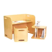 Children Tables Children&#039;s Desk And Chair Set Solid Wood Stool Kindergarten Home Baby Multifunctional Learning Combination Toy Painting Table