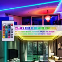 hohe Qualität 12V-5050 RGB Wifi Remote Control 10 Meter 24 Schlüssel 300 Lichter 40W Licht-Streifen-Dual-Platten