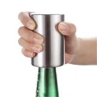 Stainless Steel Beer Bottle Opener Automatic Press Type No Trace Labor Saving Bottles Openers Convenient 5 2ld F2