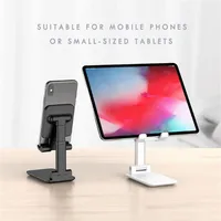 Katlanır Masa Telefonu Standı Tutucu iphone iPad için Evrensel Taşınabilir Katlanabilir Uzatılmış Metal Masaüstü Tablet Masa Standa47A09 A50