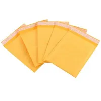 120 * 180mm Kraft Kağıt Kabarcık Zarflar Çanta Kabarcık Posta Çantası Mailers Yastıklı Nakliye Zarf Ticaret Malzemeleri