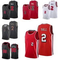 2 Lonzo Ball Jersey 8 Lavine 11 Derozan 2021-22 Koszulki do koszykówki Mężczyźni Młodzież S-XXL Czarne Czerwone Białe Miasto Nosić