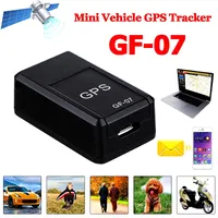 Ny GF07 GSM GPRS Minibil Magnetisk GPS Anti-Lost Inspelning Realtidsspårningsenhet Locator Tracker Support Mini TF-kort