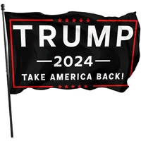 Cheap Trump 2024 Флаги для внутреннего наружного использования, 3x5FT 150x90CM 100D полиэстер цифровой напечатанный, падение доставки