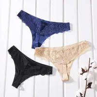 Women&#039;s Panties 1 PCS 10 Styles Women Solid Color Hollow Lace No Trace Nylon G-Strings Briefs For Girls1