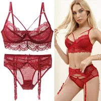 Bras Sets 2022 Reggiseno sexy per donna Lingerie Ultra-Thinthick 34/75 36/80 38/85 40/90 42/95 BCD Cup Lady Underwear