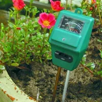 Vente en gros - 3 en 1 PH Testeur de pH Sol Humide Lumière d'humidité Analize Plante de jardin Flower Test Compteur Detector1