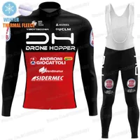 Racing Sets Androni 2022 Cycling Jersey Set Winter Clothing Long Sleeve Road Bike Shirt Suit Bicycle Pants MTB Maillot