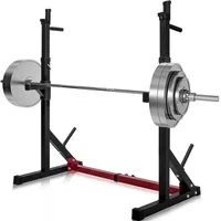 Porte-barbell réglable Charge Max Charge 550lbs Multi-fonction Station de plongée Squat Squat Stand Home Gym Fitness Poids Banc de presse Stand Stand Share Stock A51