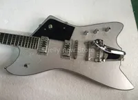 Custom G6199 Billy-Bo Júpiter Metálico Thunderbird Guitarra eléctrica Guitarra Bigs Tremolo Tailpiece, Hardware de Chrome