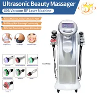 7 in 1 80K Cavitation Ultrasonic Electric Cupping Therapy Slimming Machine For Body Face Massage Slim Contour Beauty Device