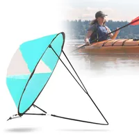 42 "Taşınabilir PVC Downwind Rüzgar Paddle Anında Popup Kurulu Yelken Kayık Aksesuarları
