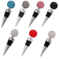 Creative Crystal Ball Wine Bottles Stopper Home Champagne Beer Bottle Leak-proof Wine Stoppers whiskey free Other Bar Products