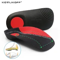 Комплект аксессуаров Kotlikoff Ortic Shoes Стельки твердого арки Поддержка 3,5 см Полуобыть для подошвой фиксированной каблуки ортопедической прокладки 220207