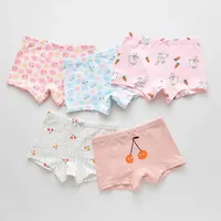Panties HPBBKD 5PCS / Lot Girls Bomull Boxer Briefs Girl Shorts Barnens barn underkläder för 2-12 år GU2241