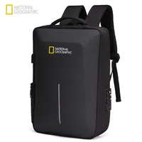 National Geographic Anti-diefstal Laptoptas Waterdicht USB Opladen 15.6 Inch Daypack Mochila Eva Impactbescherming 220309