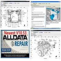 Best price 2020 auto repair soft-ware car diagnostic tool alldata and Alldata 10.53 version soft-ware in 640gb HDD USB 3.0