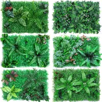 Decorative Flowers & Wreaths 40x60cm Green Plant Lawns Carpet For Home Garden Wall Landscap Plastic Lawn Door Shop Backdrop Decor Artificial