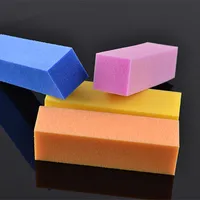 Manicure Sponge Nail File Polish Buffing Block för Fingernail DIY och Salon Använd Enviromental Friendly