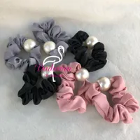color option fashion C pearl hair tie classic hair rope for pearl C marks hair accessries with parper card party gift