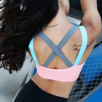 Ropa de gimnasia Gutashye Brassiere Sports Bra Top Yoga Sport Breathable Woman Fitness Running Fitness1