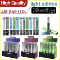 Air Bar Lux Light Edition Edizione monouso VAPE Locale 1000Puffs Portable Pen Device Glowing Pre-riempito Vapore Pod Stick E Sigarette VS Puff Bar