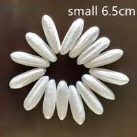 7 9 11cm White Foam Lily Bud Nylon Stocking Flower Accessories Lily Stamen Silk Flower Material Making Wedding Decoration1