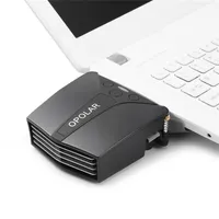 Amerikaanse voorraad laptop pads koeler met vacuümventilator snelle koeling, auto-temp detectie, 13 windsnelheid, unieke klemontwerp, compatibel Coo435j