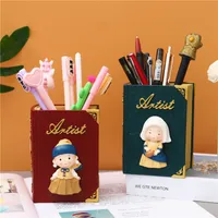 Creative frame Book pen holder desk organizer kawaii desk accessories desk organizer stationery