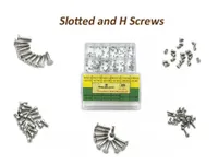 Slotted screws and H screws - Stainless Steel Assorted for Watch and Watch Repairs 12 Sizes Repair Tool Kit1