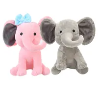 2022 Toyshop Bonito Bedtime Choo Brinquedos De Pelúcia Elefante Humphrey Macio Macio De Pelúcia Animal Boneca Para Crianças Presentes De Natal Aniversário