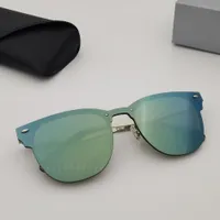 Sonnenbrille Design Klassische Floating-Linse Metallrahmen Marke Sonnenbrille Männer und Frauen UV-Schutzlinsen De Soleil Beach Mode Brille Fall Accessorie
