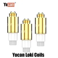 Authentische Yocan Loki-Spulen-Ersatz-Vape-Wachs-Konzentrat filfen Luftlöcher-Design-Kernkopf für Verdampfer-Stift-Kit 100% Original A44 A48