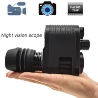 Megaorei 3 Night Vision RifleScope Optical Night Sight Spotting Scope HD720P VCR Hunting Camera Telescope with Laser IR 220112