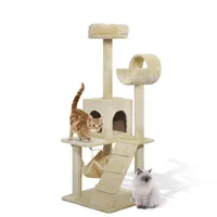 52 "Cat Tree Draping Tower Post Condo Pet Kitty House Qylumw Bdesports