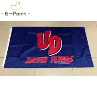 NCAA Dayton Flyers Flag 3 * 5ft (90cm * 150cm) Polyester Drapeau Bannière Décoration Flying Home Jardin Drapeau Festive Cadeaux