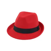 Wełniany kapelusz hemming jazz formalny czapki głowy akcesoria małych kochanków moda kobieta mężczyzna głowy głowy brytyjski styl jesień zima 10 5np K2