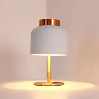 Tricot Frandsen Lámpara de mesa clásica de diseño nórdico, sala de estar, dormitorio, luz de noche creativa de lujo, moderna, cálida, lámpara de escritorio