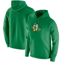Oregon State Beavers Orange Logo Club Fleece Pullover Hoodie Ducks Heathered mens Sweatshirt green