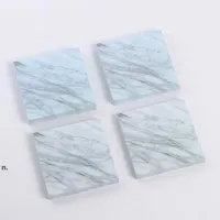 Marble Color Memo Pads Notas Autoadhesivo Memo Pad Sticky Notes Notes School Office Home Lechepads Suministre RRE12486