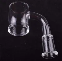 25mm XL Quarz Banger Nagel 4mm dicke weiße unten flache Top 10mm 14mm 18mm domellose Quarz Nägel Glas Wasserleitungen