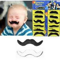 12pcs set Halloween Party Funny Toys Costume Fake Mustache Moustache Beard Whisker for Adult Kidsa59 a10