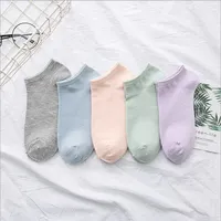 Factory direct sale autumn and winter candy color terry socks, towel socks, boat socks, women