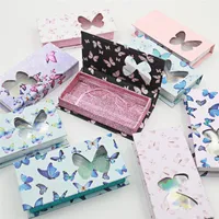 나비 밍크 속눈썹 상자 가짜 속눈썹 포장 속눈썹 속눈썹 눈썹 빈 선물 케이스