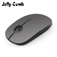 Mice Jelly Comb 2.4G Wireless Mouse Silent Click Noiseless For Laptop Notebook PC USB Mute Ergonomic Mause1