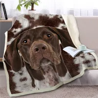 Blessliving French Bulldog Sherpa Blanket on Ced Animal Dog Throw Maneta para ropa de cama gris marrón adulto Mantas para cama 150x200 201106276i