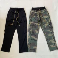 Flera fickor Camouflage Pants Män Kvinnor 1 Best-Quality Cargo Pants Byxor